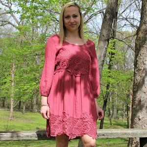 Entro Babydoll Dress with Lace